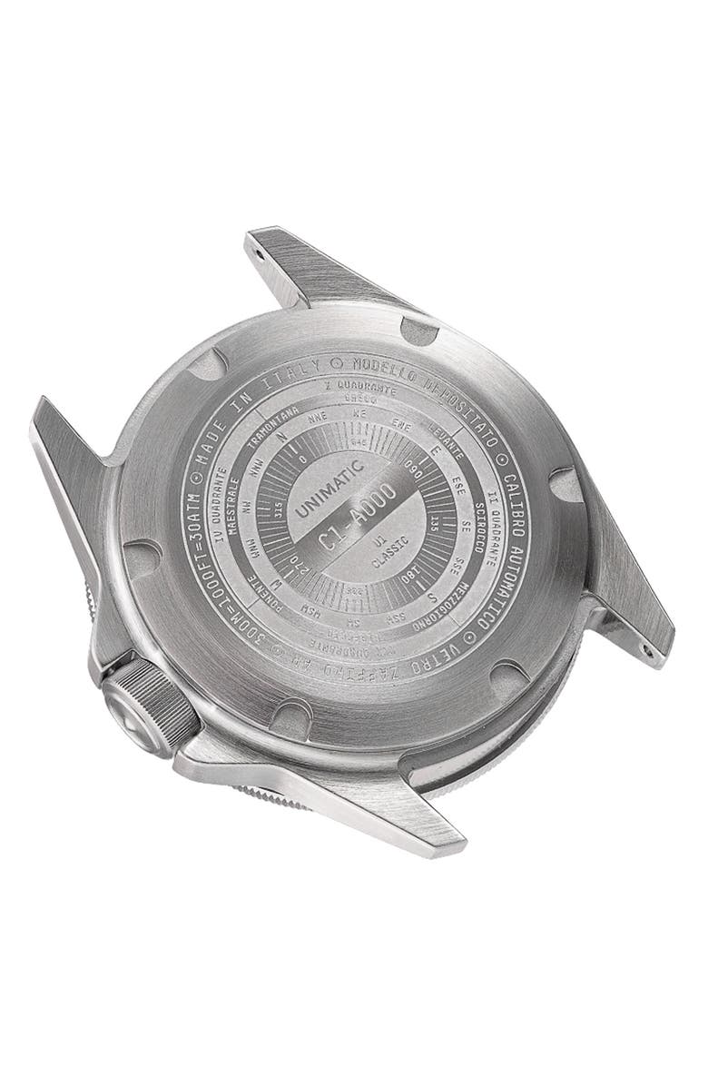 UNIMATIC U1 Classic NATO Strap Watch, 41.5mm, Alternate, color, Black Steel