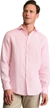Charles Tyrwhitt Plain Pure Linen Shirt