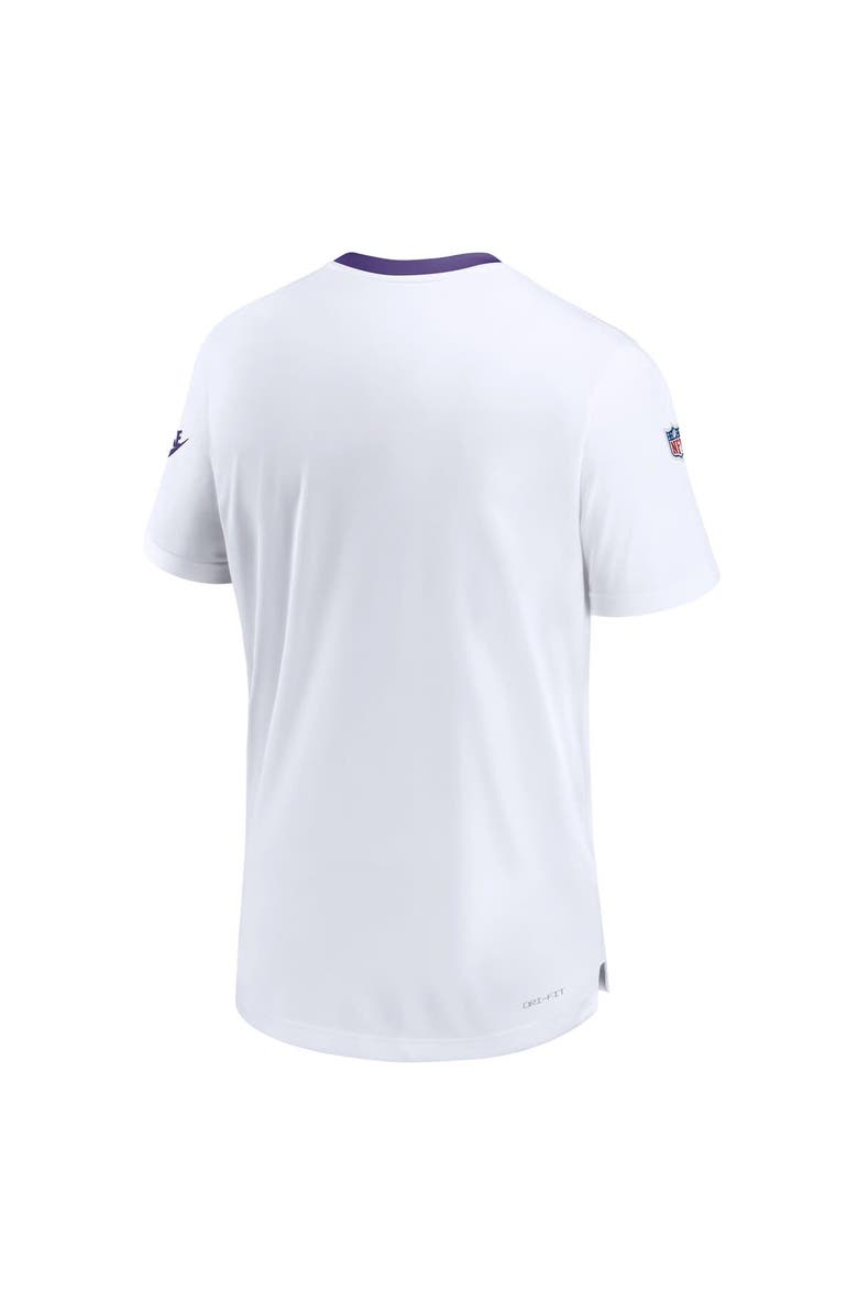 Nike Men's Nike White Minnesota Vikings Classic Coach Performance T-Shirt, Alternate, color, 
