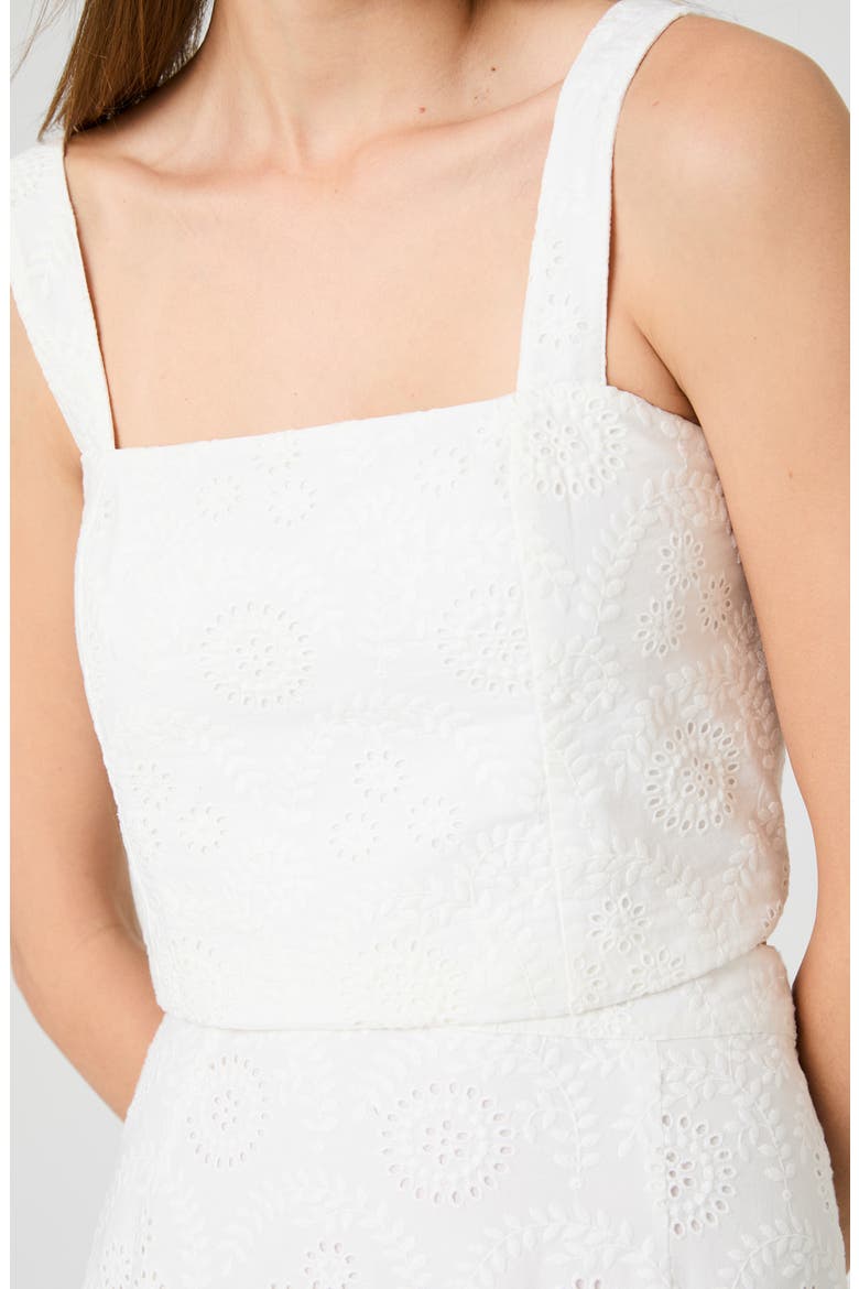 Svea Eyelet Crop Tank, Alternate, color, SUMMER WHITE
