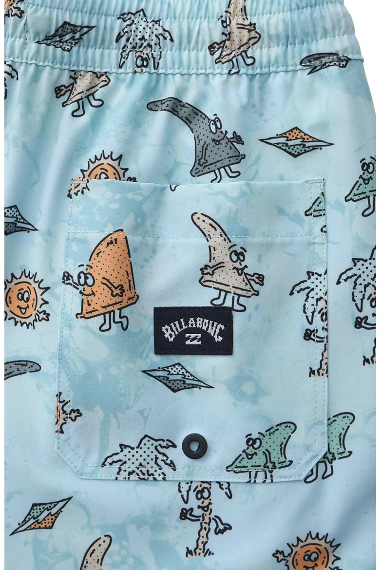 Kids' Goodtimes Layback Swim Shorts, Alternate, color, COASTAL BLUE