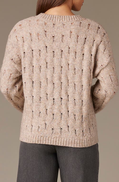 Wit & Wisdom Open Stitch Pullover Sweater