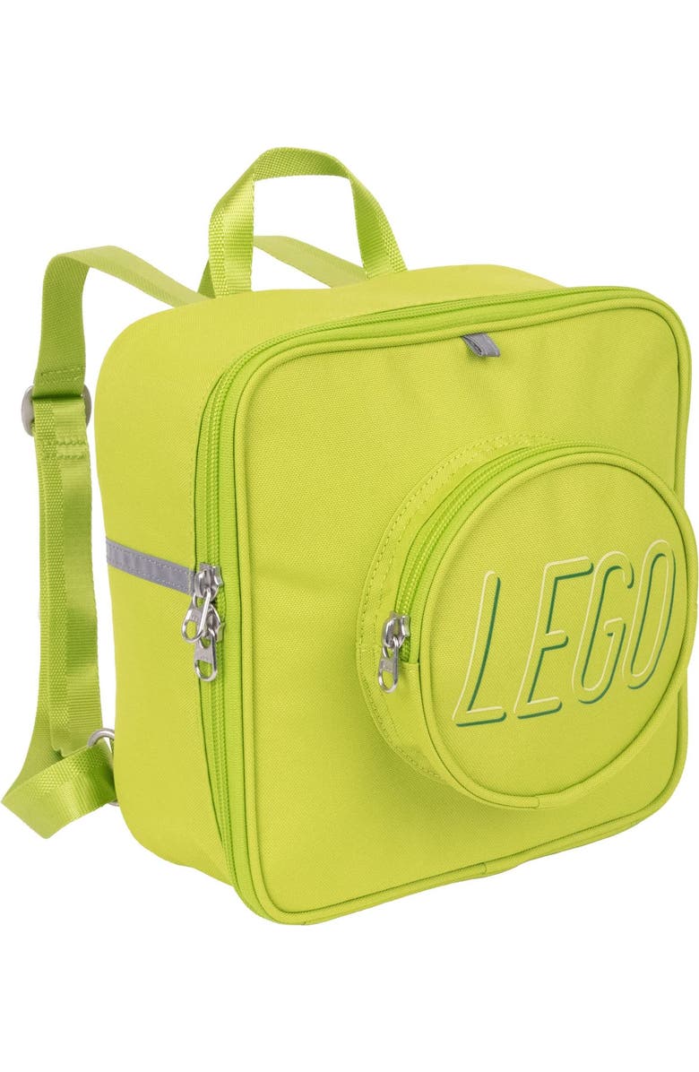 LEGO Small Brick Backpack, Alternate, color, Lime