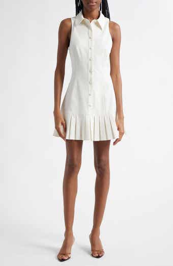 Cinq à Sept Lucilla Sleeveless Pleated Shirtdress