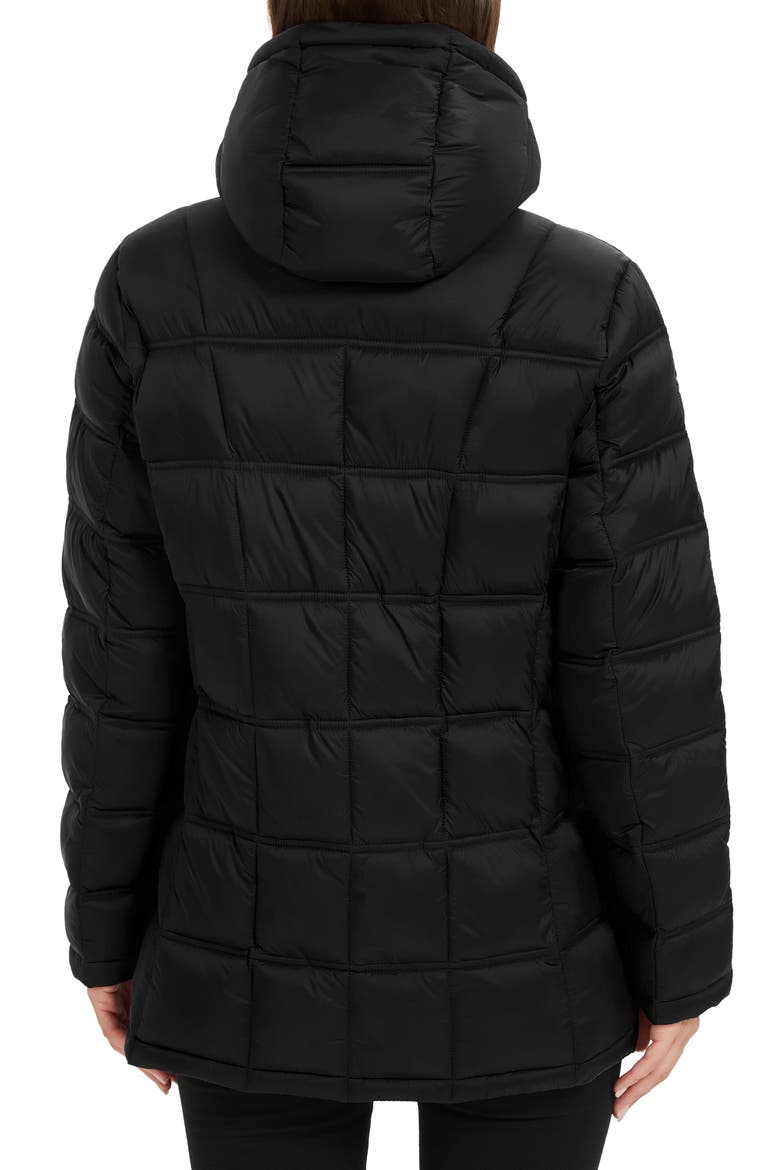 Seamless Quilted Jacket, Alternate, color, BLACK