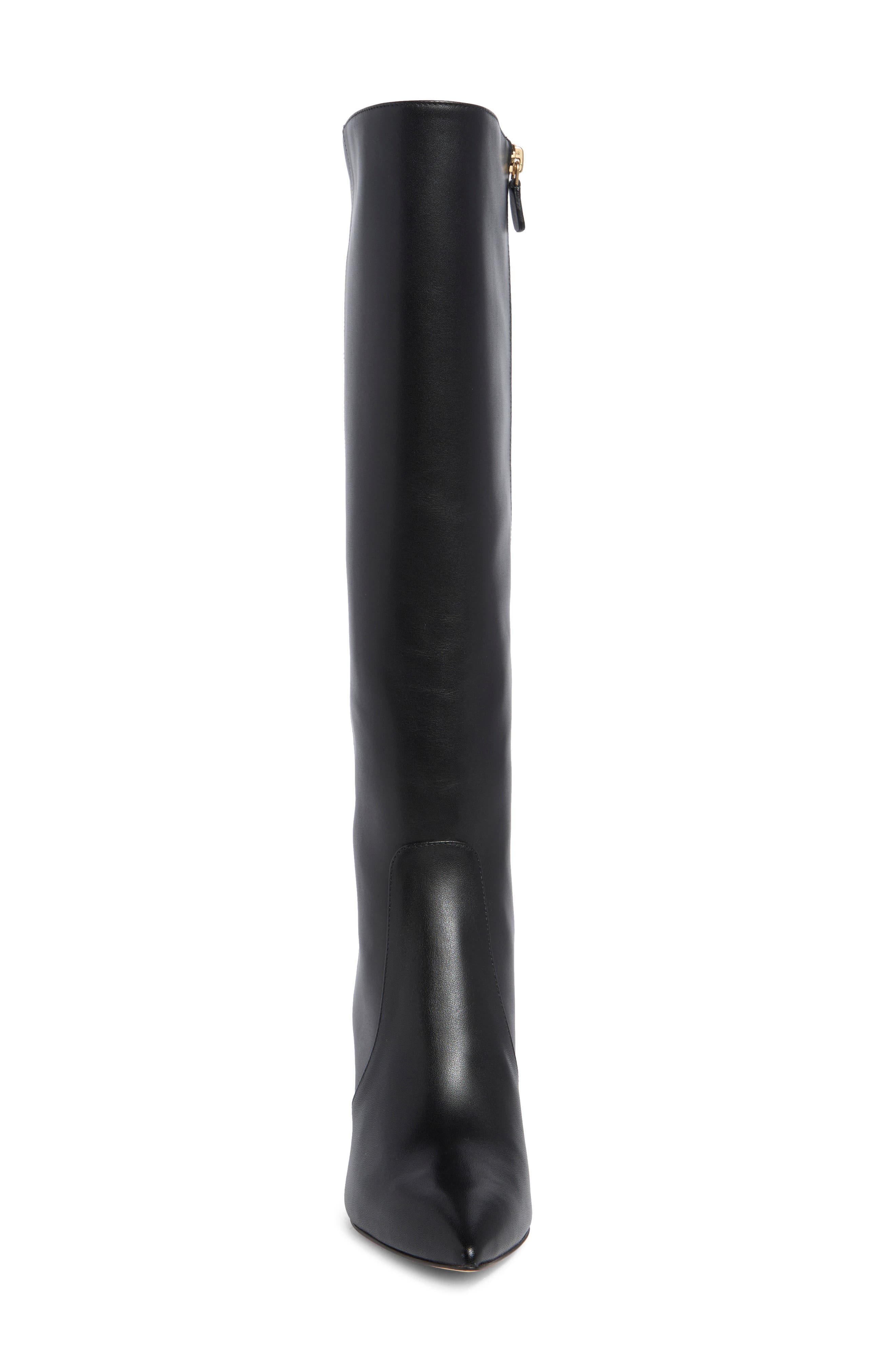 Avenue 85 Block Leather Boot, Alternate, color, BLACK