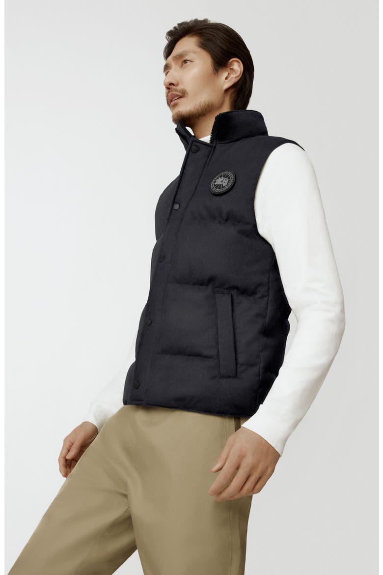 Garson Recycled Wool Blend Down Vest, Alternate, color, ATLANTIC NAVY MELANGE