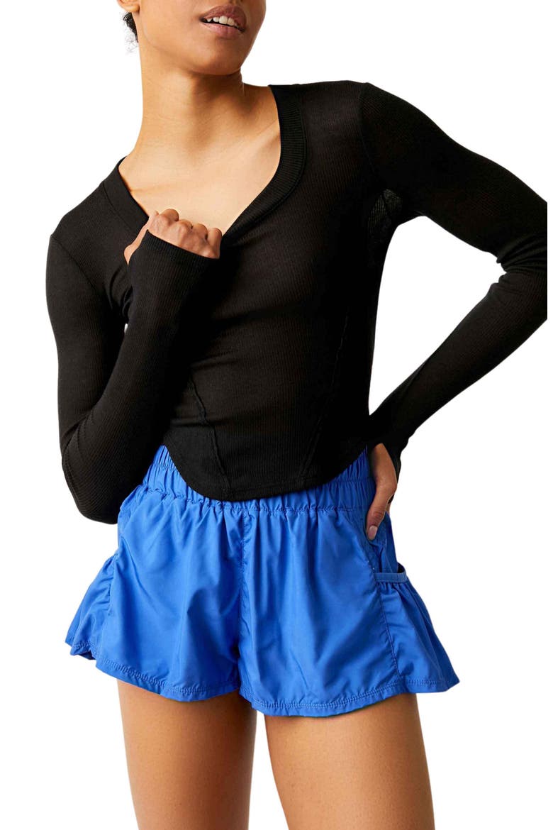 FP Movement Mind Over Matter Long Sleeve Layer Top, Main, color, BLACK