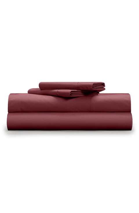 Classic Cool & Crisp Cotton 4-Piece Sheet Set