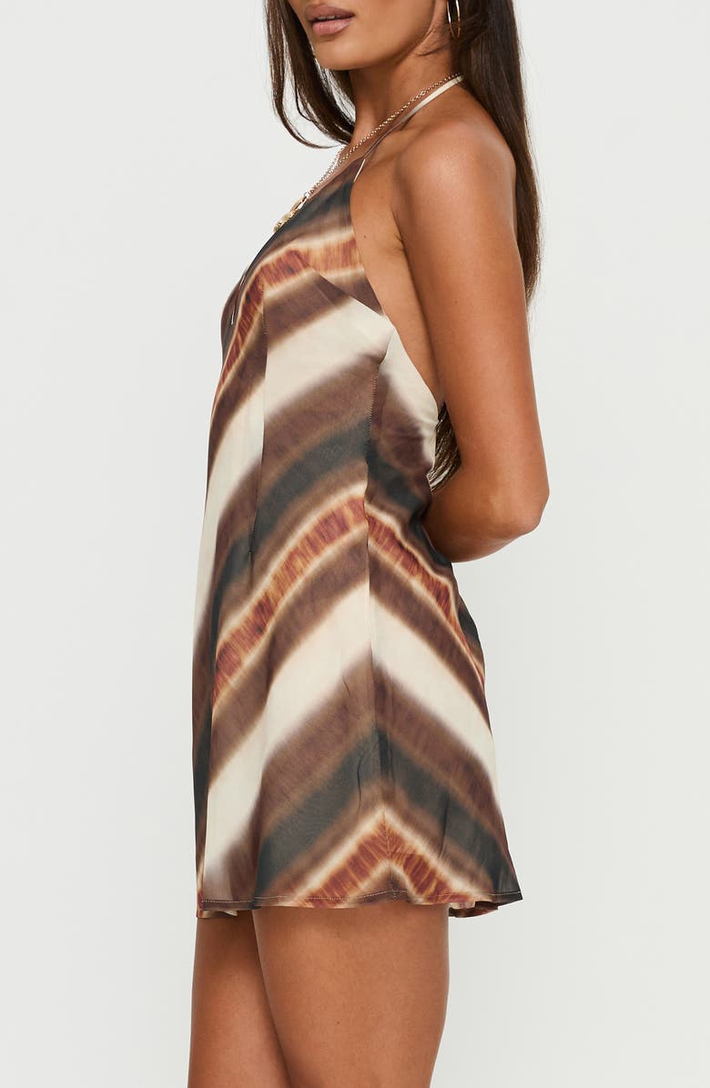 Princess Polly Esmira Plunge Halter Minidress, Alternate, color,