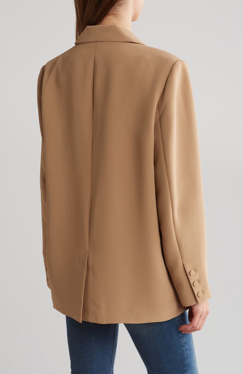 Good American Luxe Suiting Boyfriend Blazer, Alternate, color, 