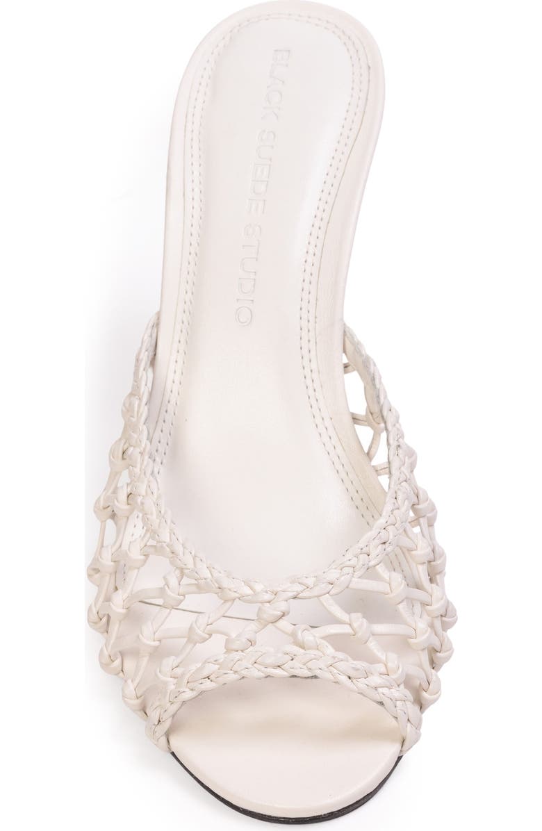 BLACK SUEDE STUDIO Peach 80 Mule, Alternate, color, Coconut Leather