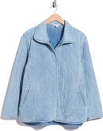 James Perse Quilted Denim Coat