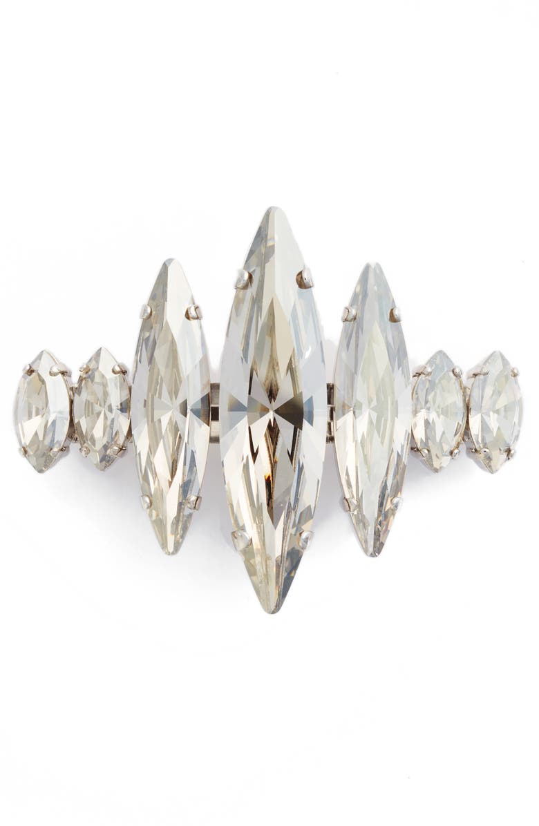 L. Erickson Spiked Crystal Barrette, Main, color,