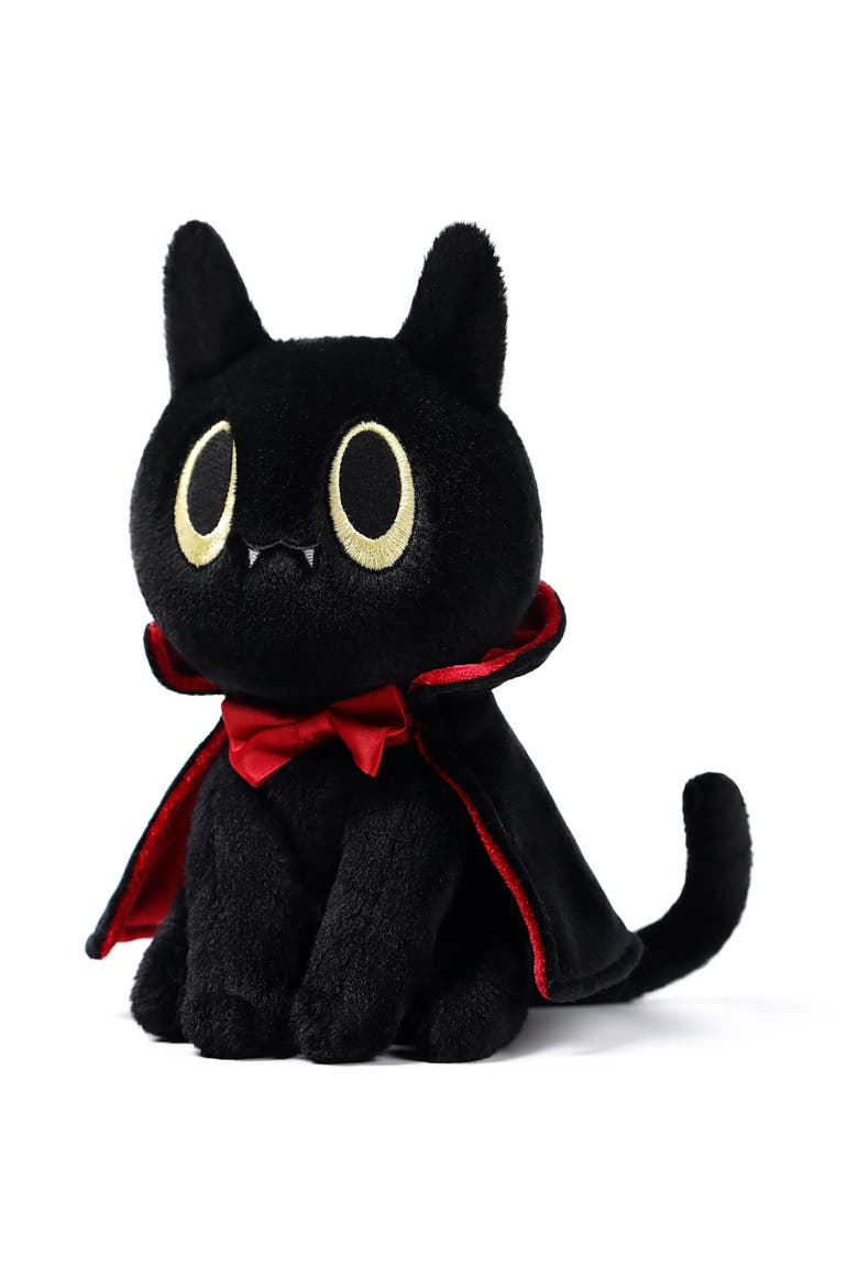 7 Inch Dracula Cat Weighted Stuffed Animal, Main, color, Multicolored