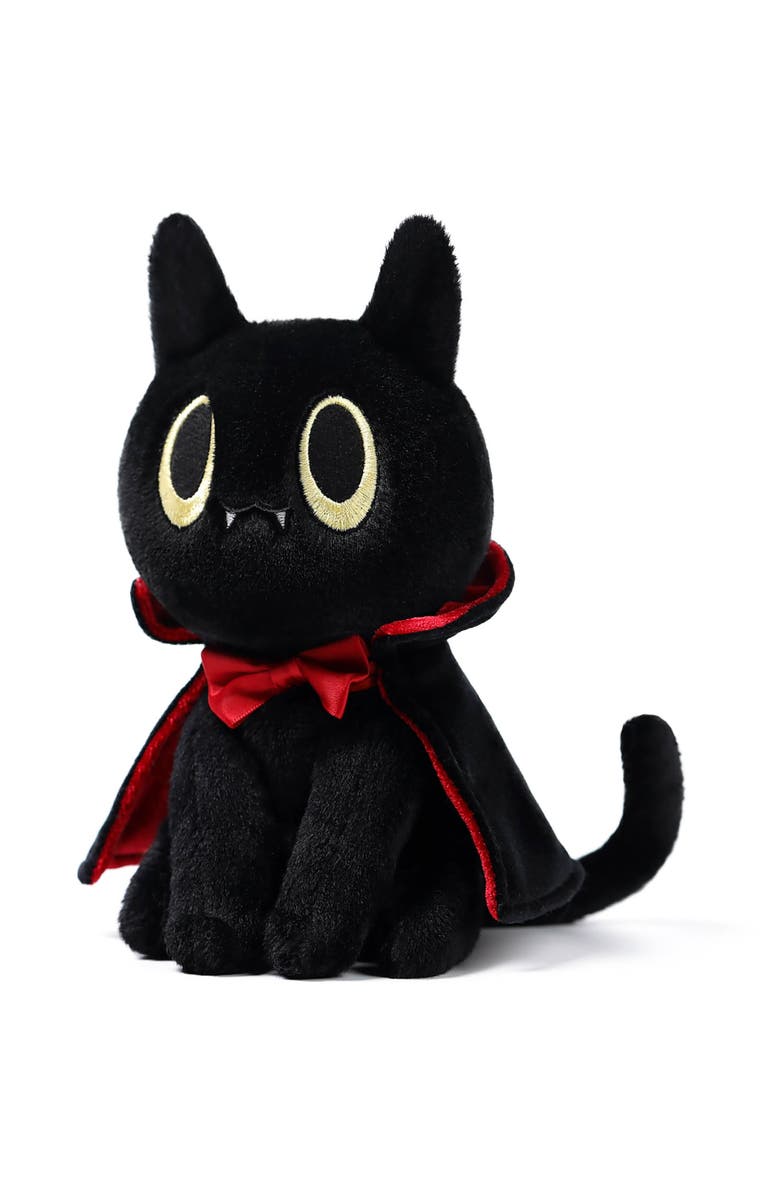 McHugs 7 Inch Dracula Cat Weighted Stuffed Animal, Main, color, Multicolored