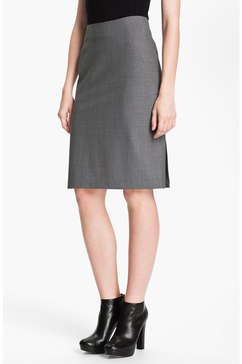 'Golda - Tailor' Pencil Skirt, Main, color, BLACK