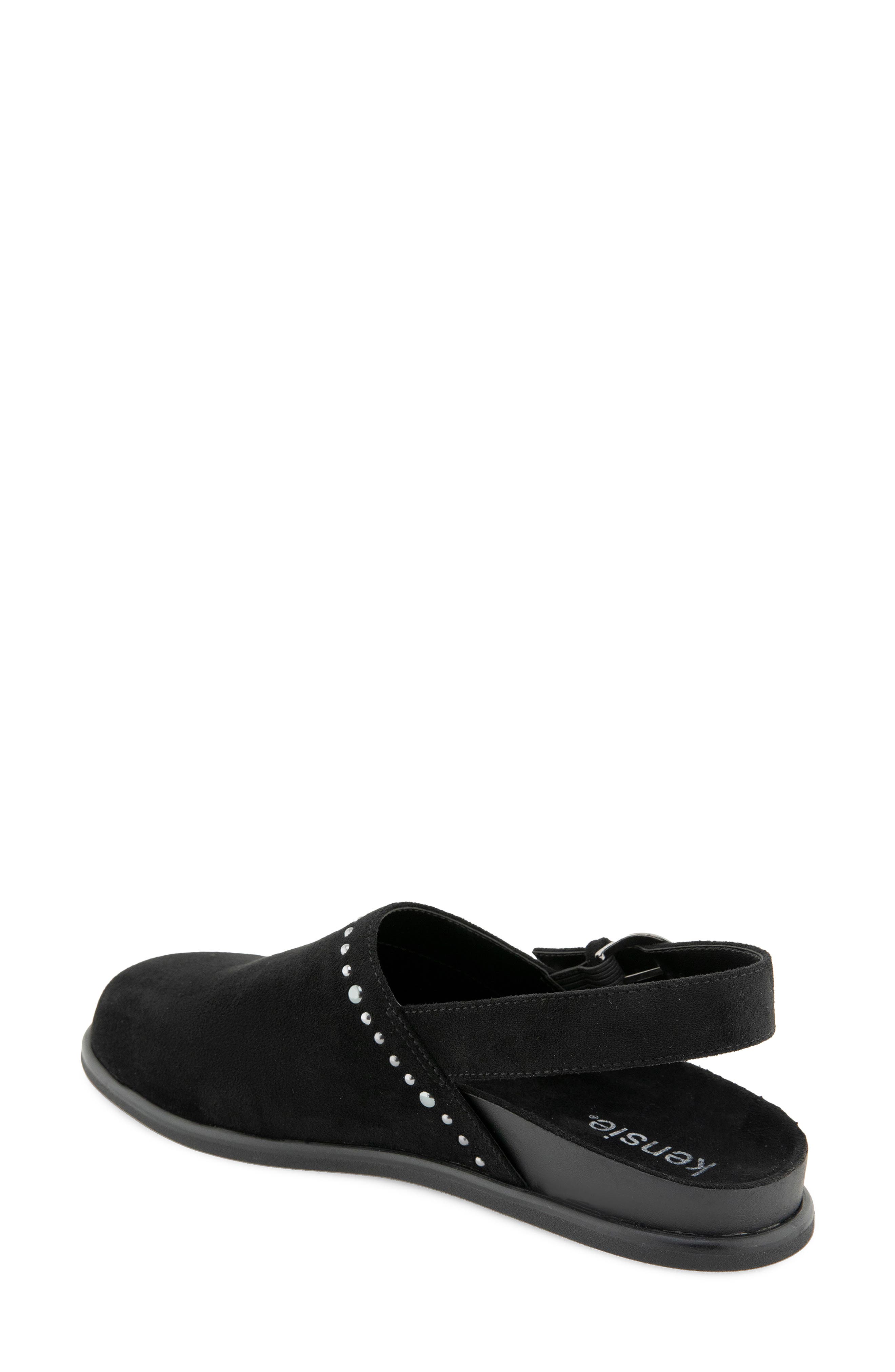 Vicky Slingback Clog, Alternate, color, BLACK