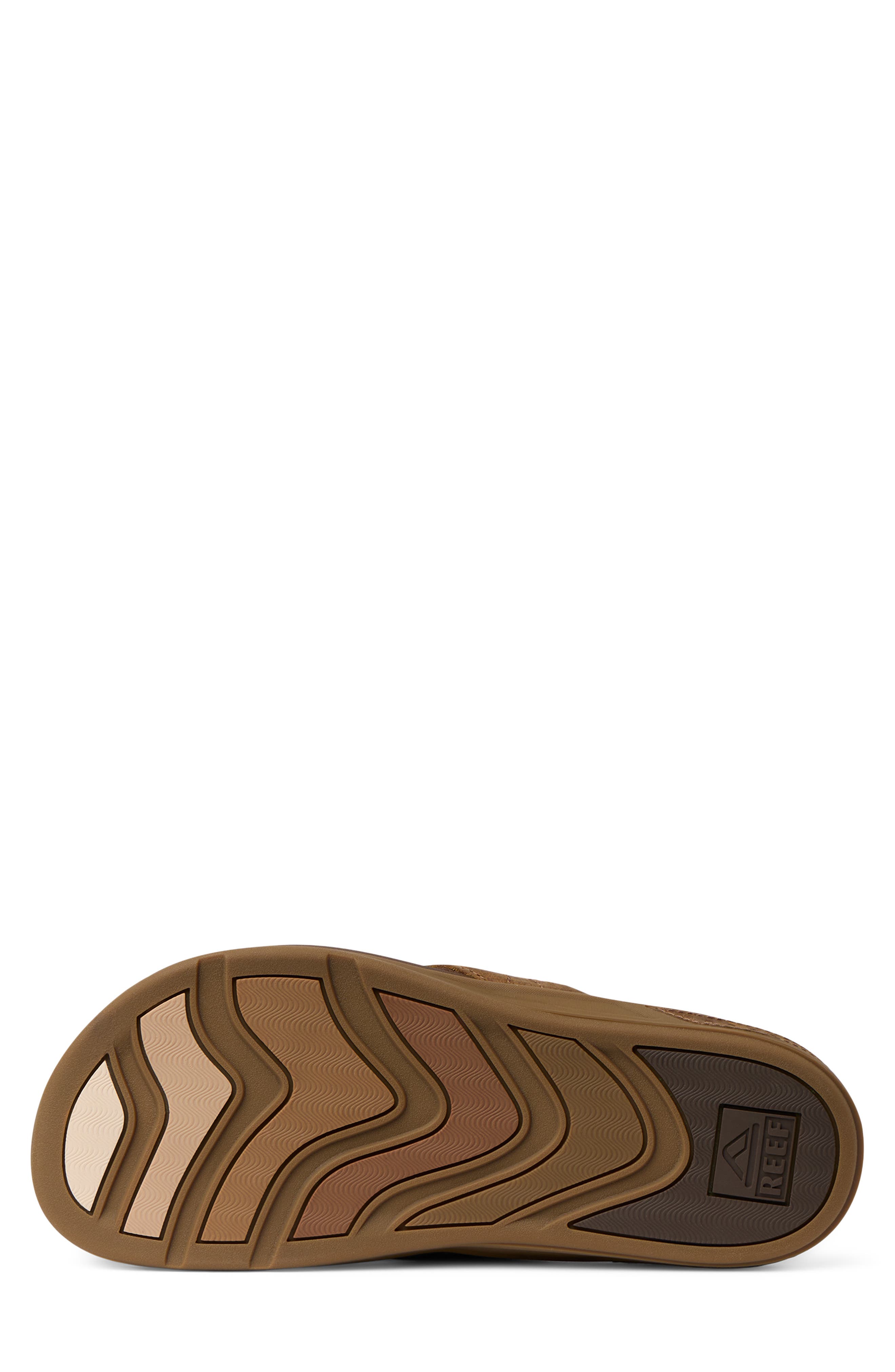 Reef Phantom Lux Leather Flip Flop, Alternate, color, Toffee