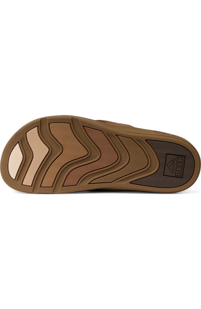 Reef Phantom Lux Leather Flip Flop, Alternate, color, Toffee