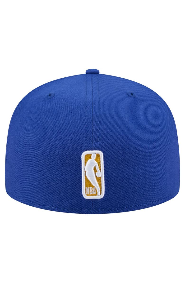 New Era Men's New Era Royal Golden State Warriors State Stitch 59FIFTY Fitted Hat, Alternate, color, Royal