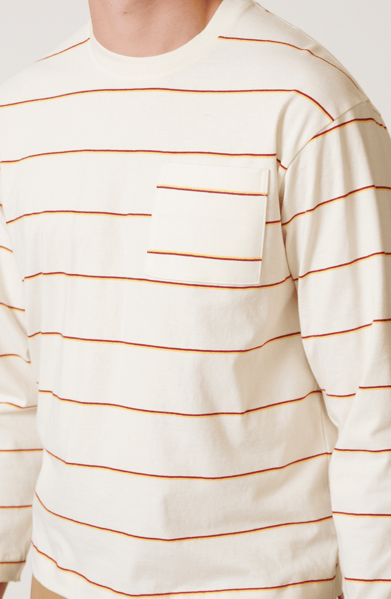 LEISURE LAB Caspian Long Sleeve Box T, Alternate, color, Caspian