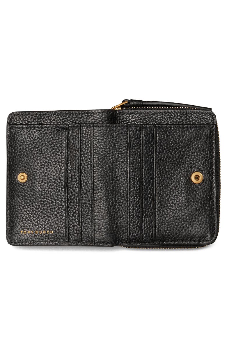 Tory Burch McGraw Bifold Leather Wallet, Alternate, color,