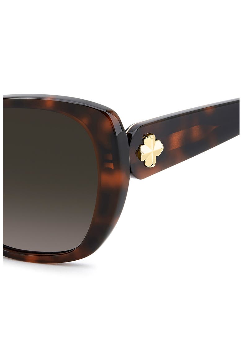 jalisa 56mm gradient butterfly sunglasses, Alternate, color, HAVANA/ BROWN SF