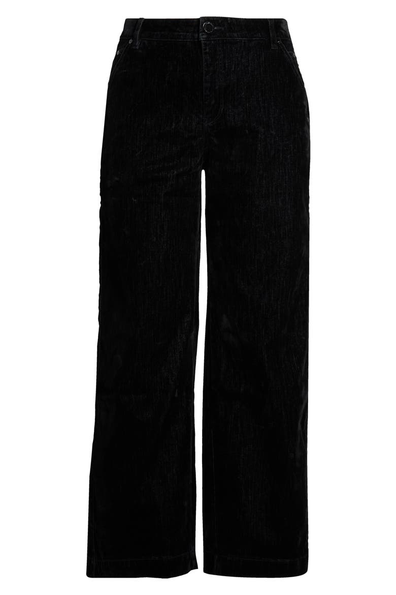 Skyrise Wide Leg Jeans, Main, color, BLACK