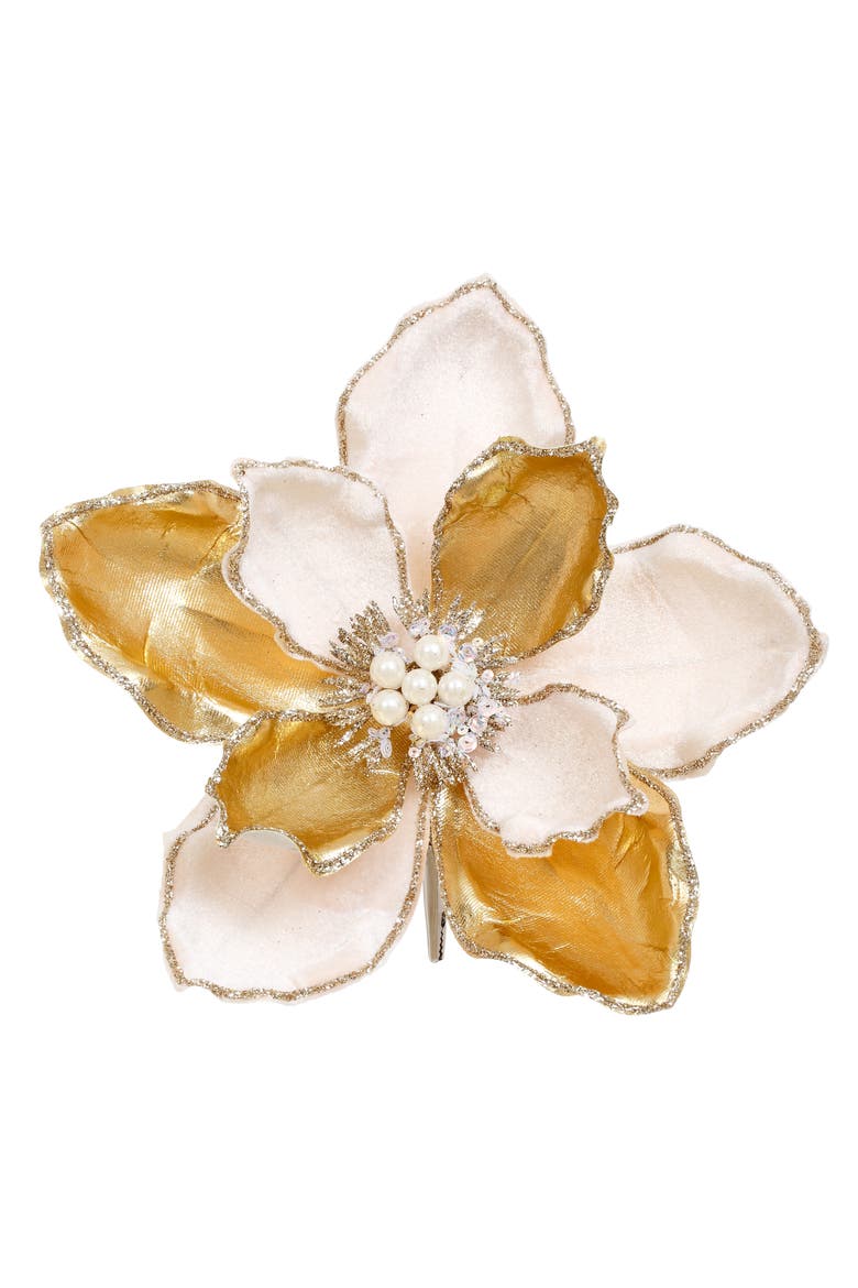 Sparkling Magnolia Bloom, Box of 12, Main, color, Golden Yellow
