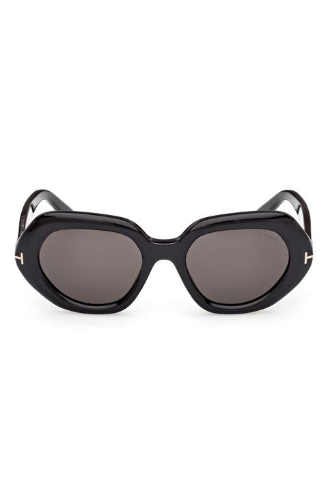 51mm Geometric Sunglasses