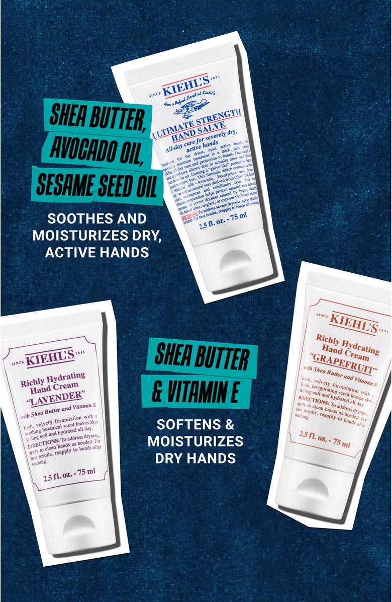 Kiehl's Since 1851 Richly Hydrating Hand Care Trio $58 Value, Alternate, color,