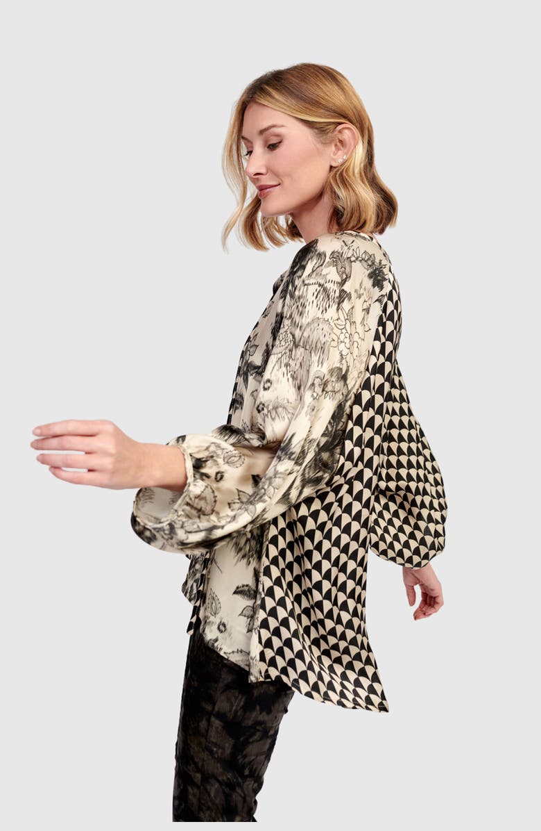 Alembika Fleur Poet Blouse, Alternate, color, Mix