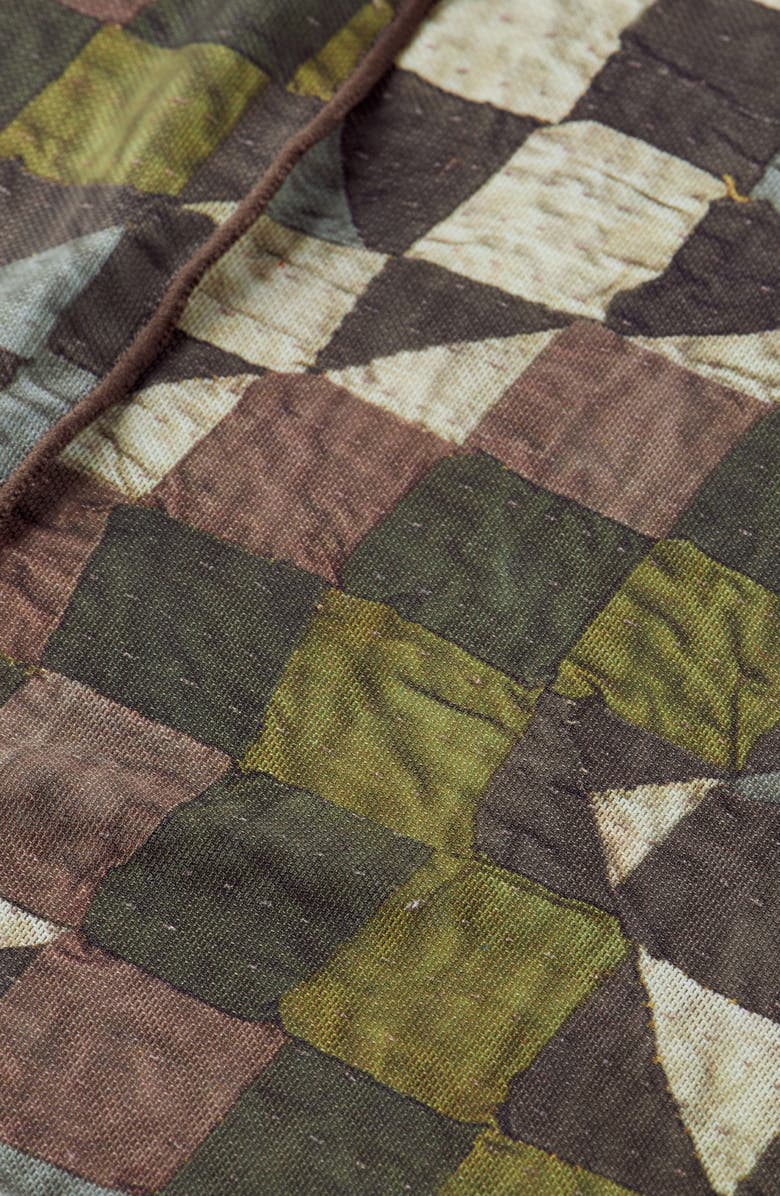 Scotch & Soda Patchwork Print Mesh Top, Alternate, color, Abstract Mountain