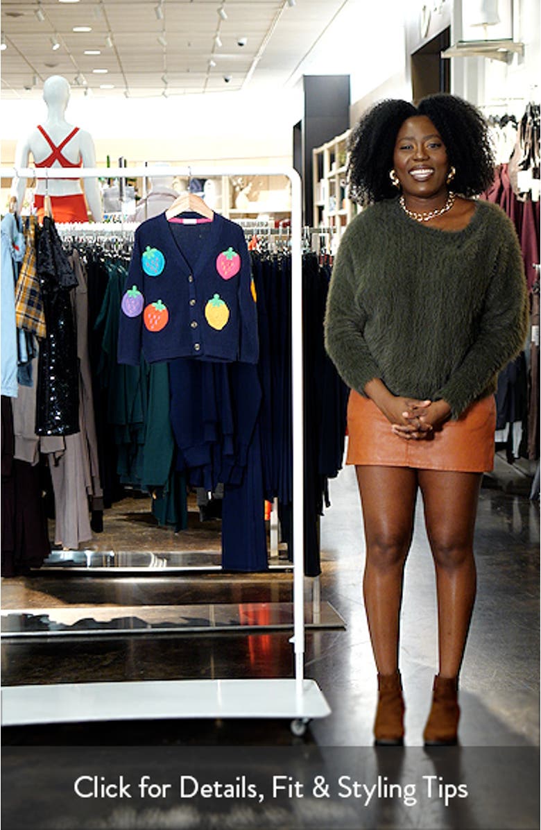 Kids' Embroidered Fruit Cardigan, sales video thumbnail