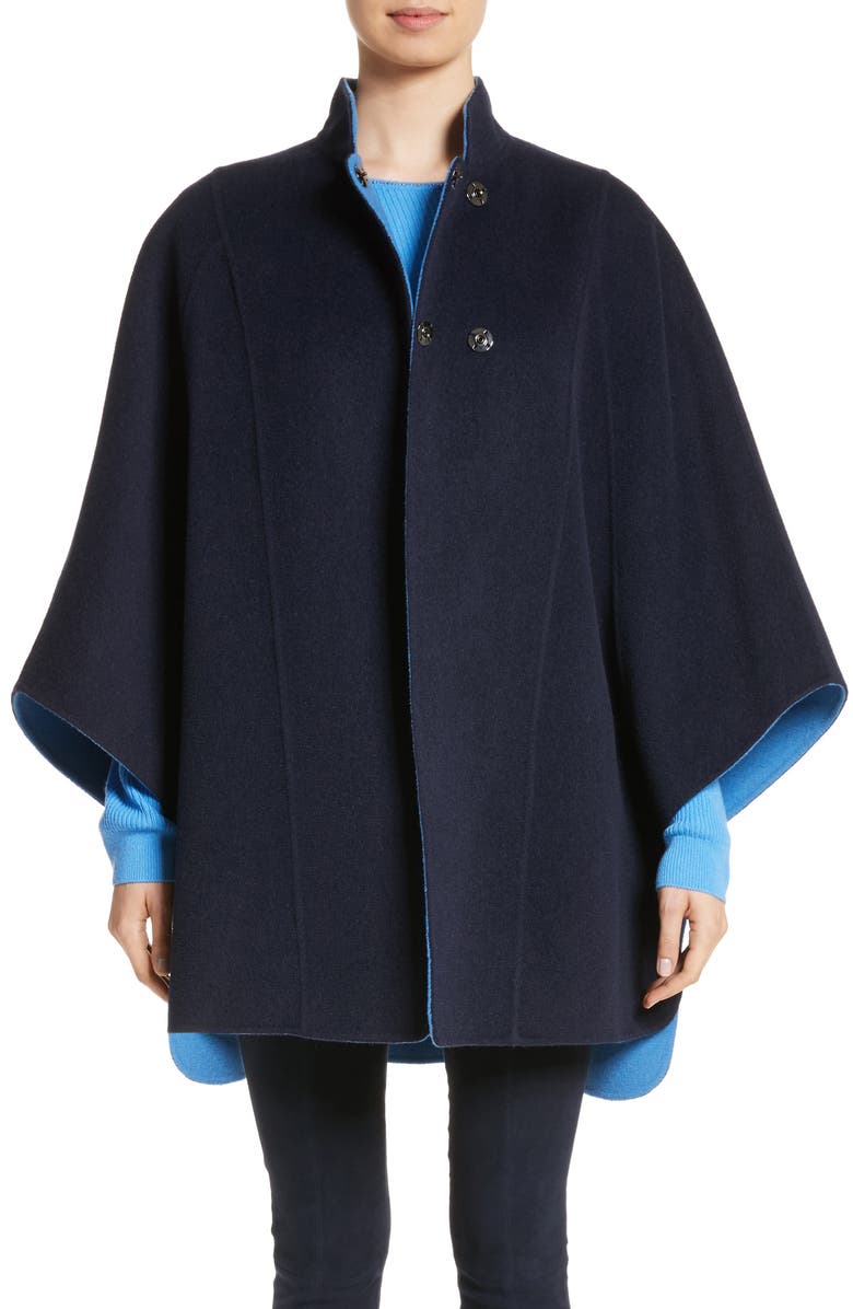 St. John Collection Double Face Reversible Coat, Main, color, 