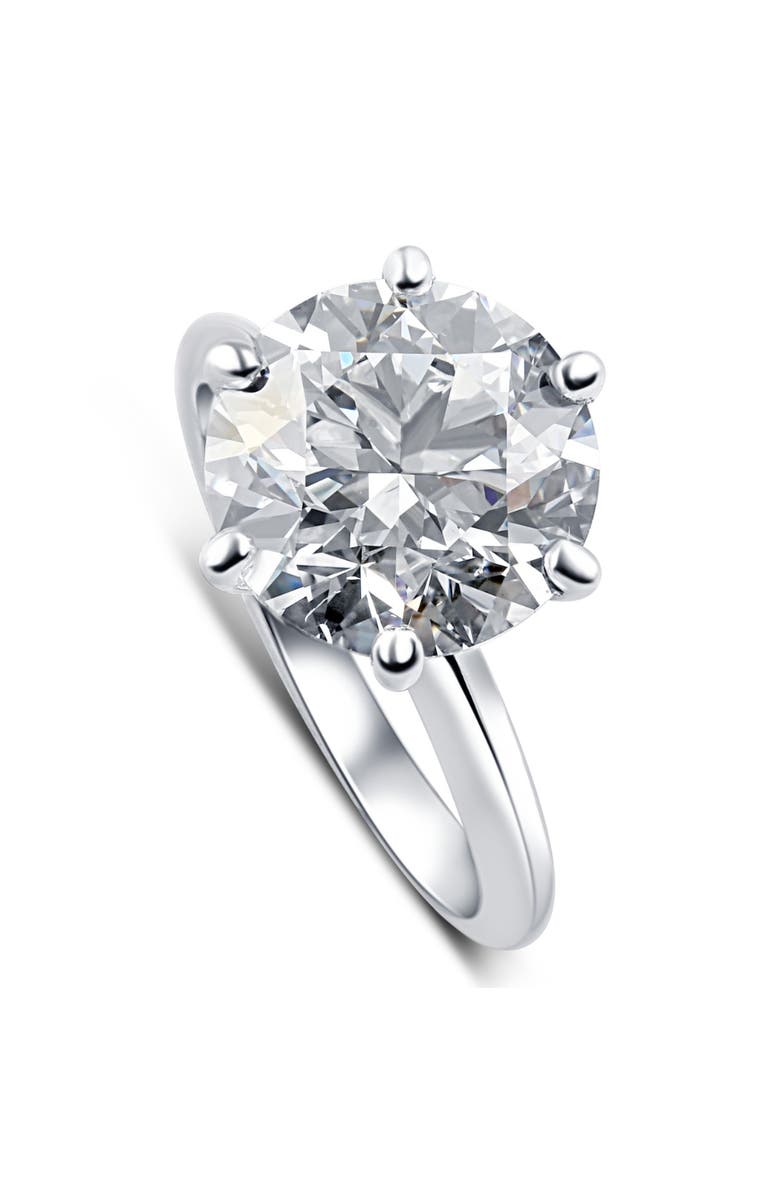 Bliss Diamond Certified 7Ct Solitaire Diamond Engagement Ring 14k Gold Lab Grown, Alternate, color, 14K White Gold