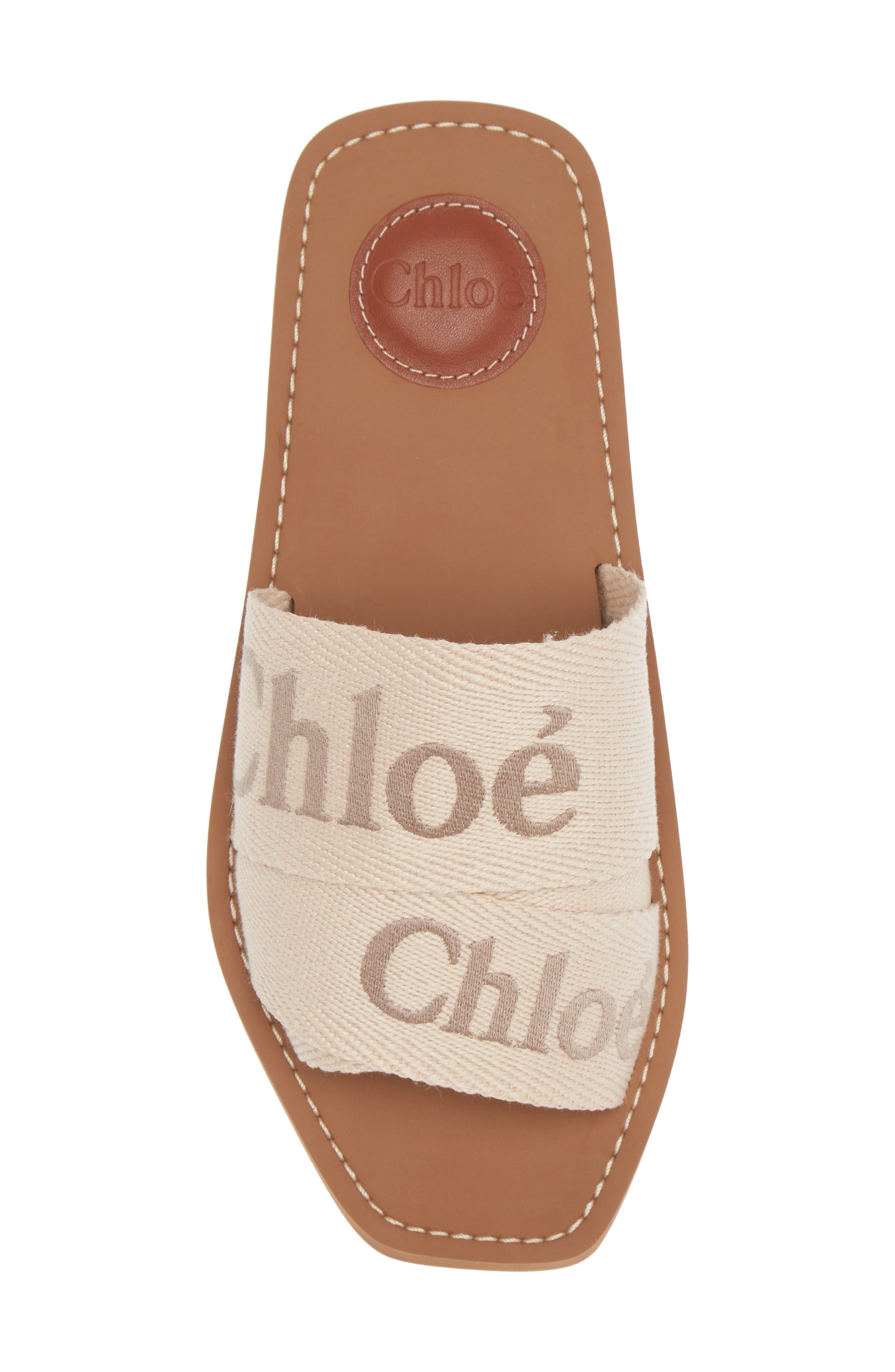 Chloé Woody Slide Sandal, Alternate, color, Blushy Beige
