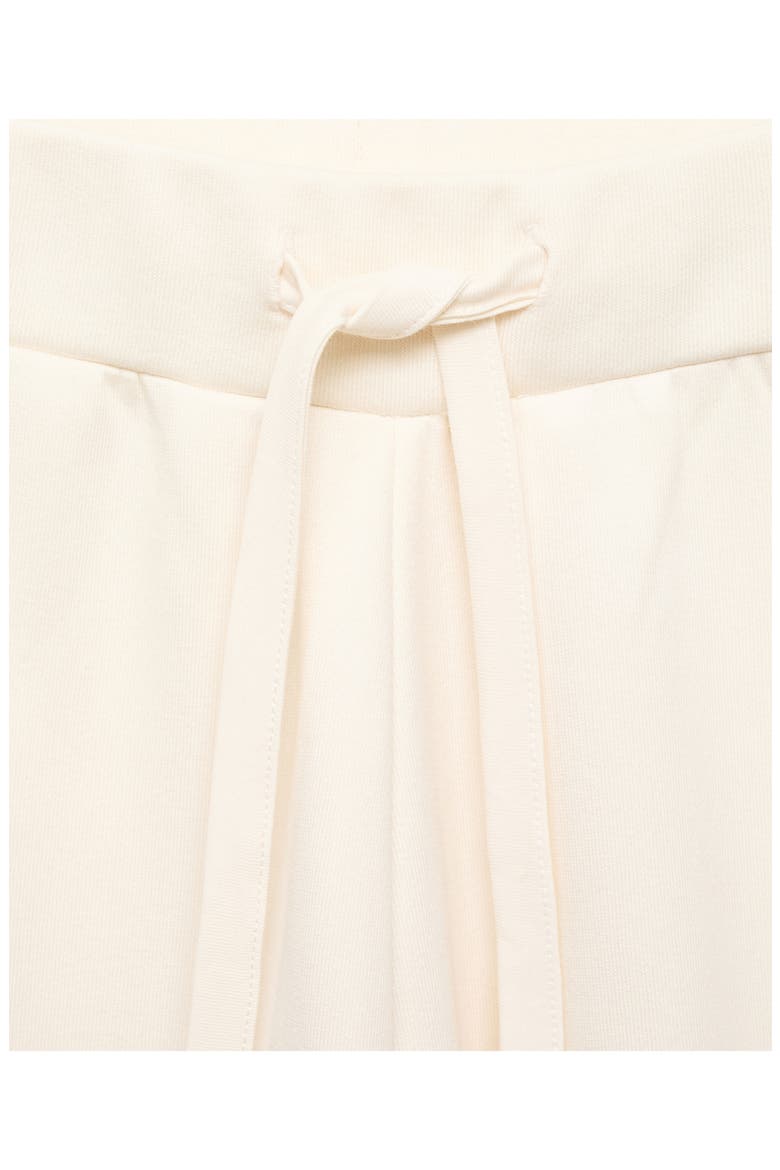 Cotton Blend Wide Leg Lounge Pants, Alternate, color, VANILLA