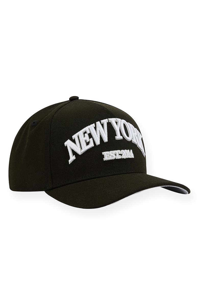PAPER PLANES Planes New York A-Frame Snapback Baseball Cap, Main, color, Black