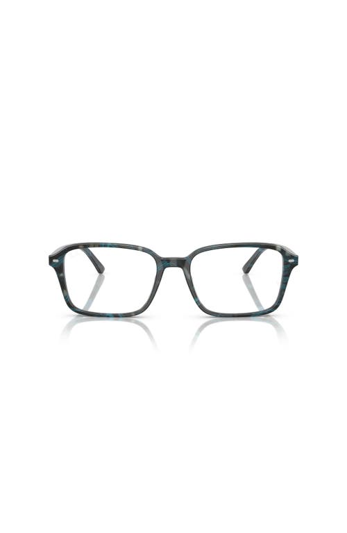 Ray Ban Ray-ban 54mm Square Optical Glasses In Blue
