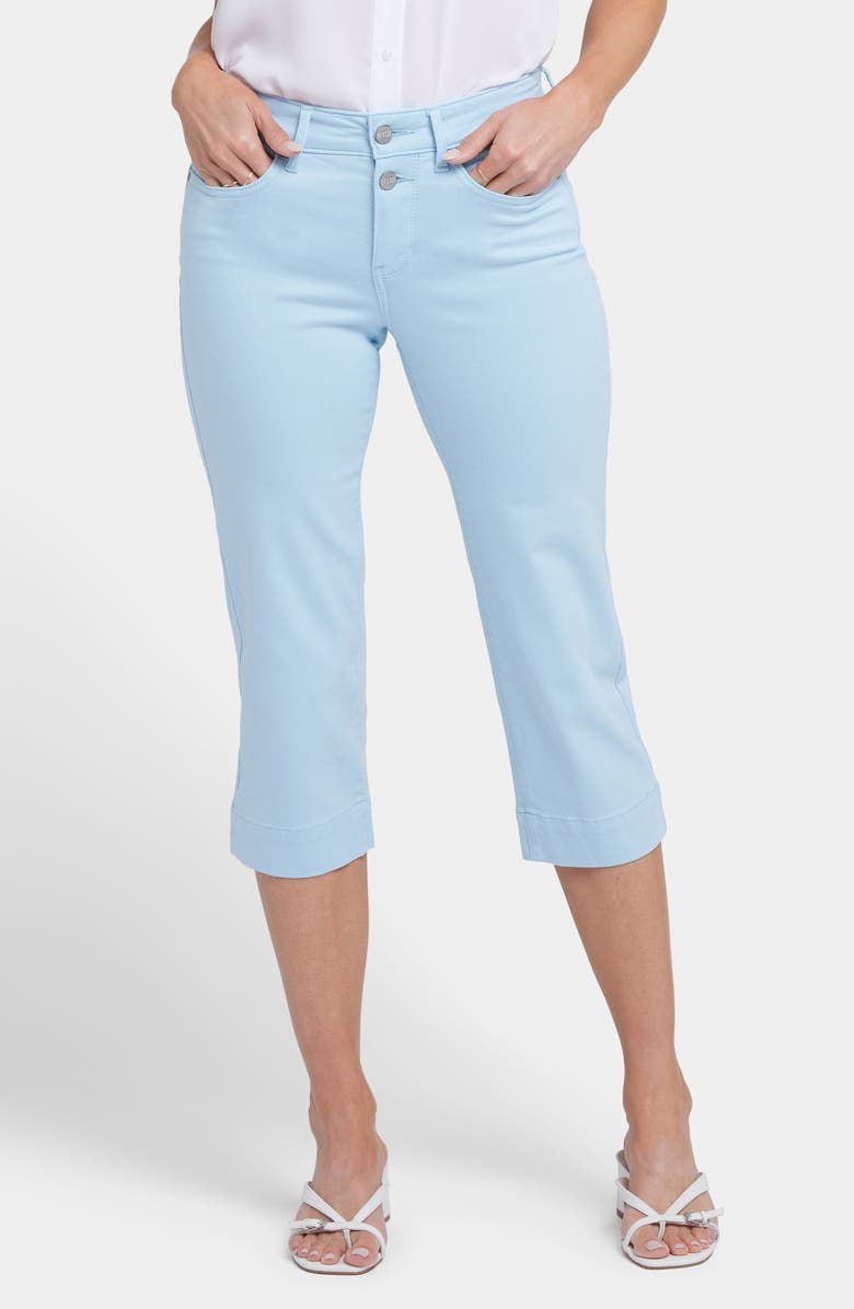 NYDJ Marilyn Straight Leg Capri Jeans, Main, color, Aquatic