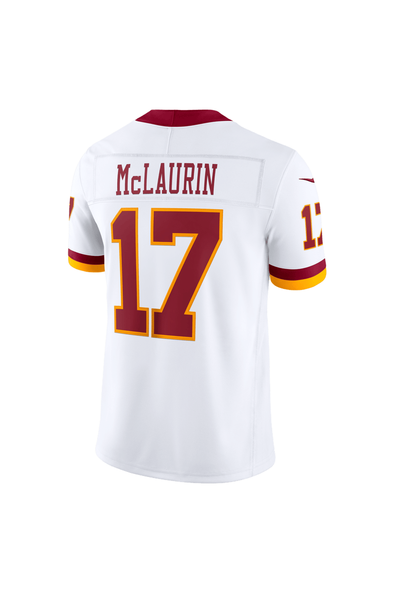 Men's Nike Terry McLaurin White Washington Commanders Vapor F.U.S.E. Stitched Limited Jersey, Alternate, color, White