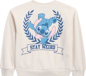 Kids' Disney Stitch Stay Weird Fleece Top & Joggers Set