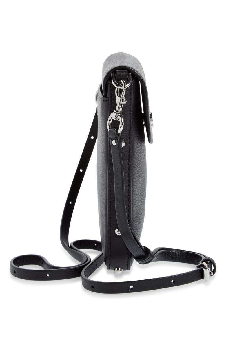 Rebecca Minkoff Envelope Leather Phone Crossbody Bag, Alternate, color, 