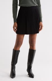 JASON WU Knife Pleat Sweater Skirt