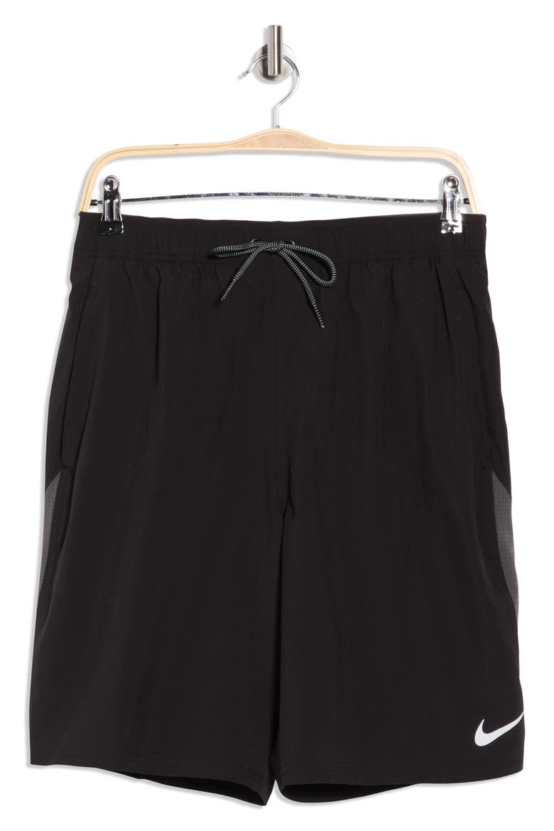Contend Volley Swim Trunks, Alternate, color, BLACK