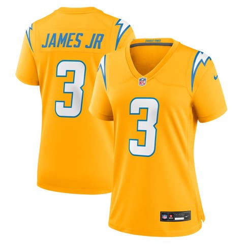 Women's Nike Derwin James Jr. Gold Los Angeles Chargers Alternate Charger Power Game Jersey