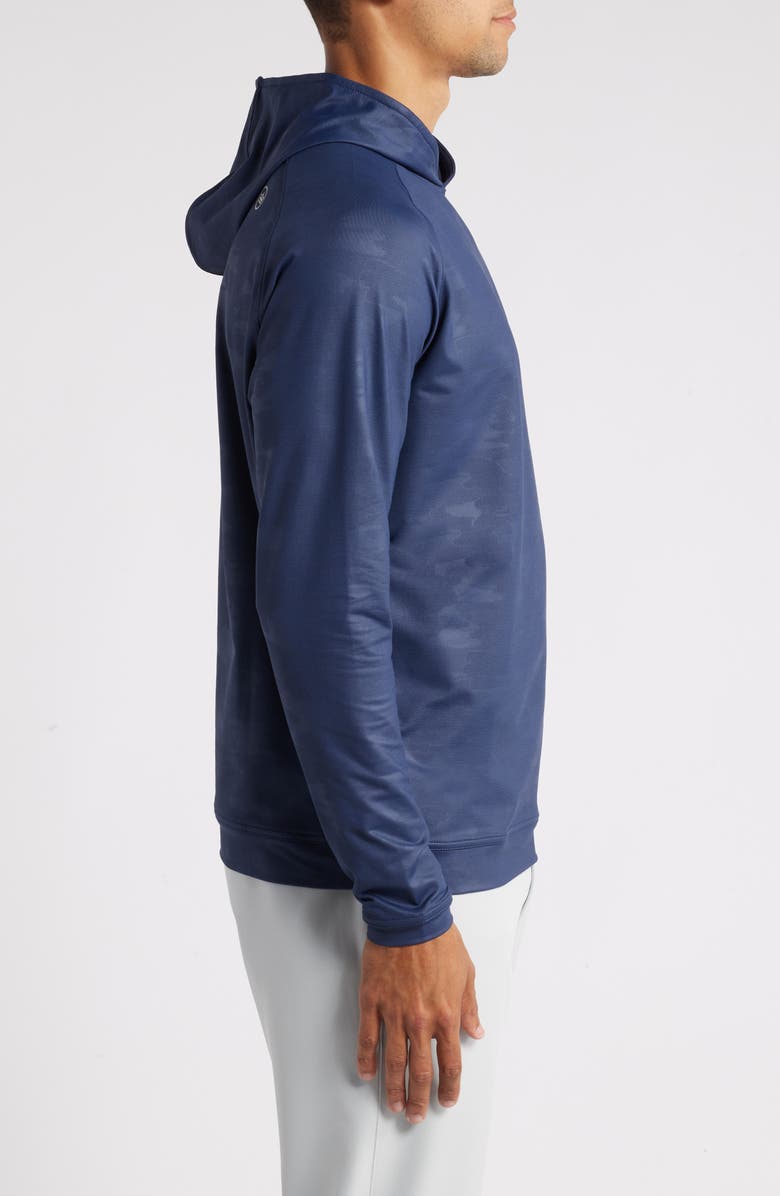 Peter Millar Pine Camo Performance Hoodie, Alternate, color, 