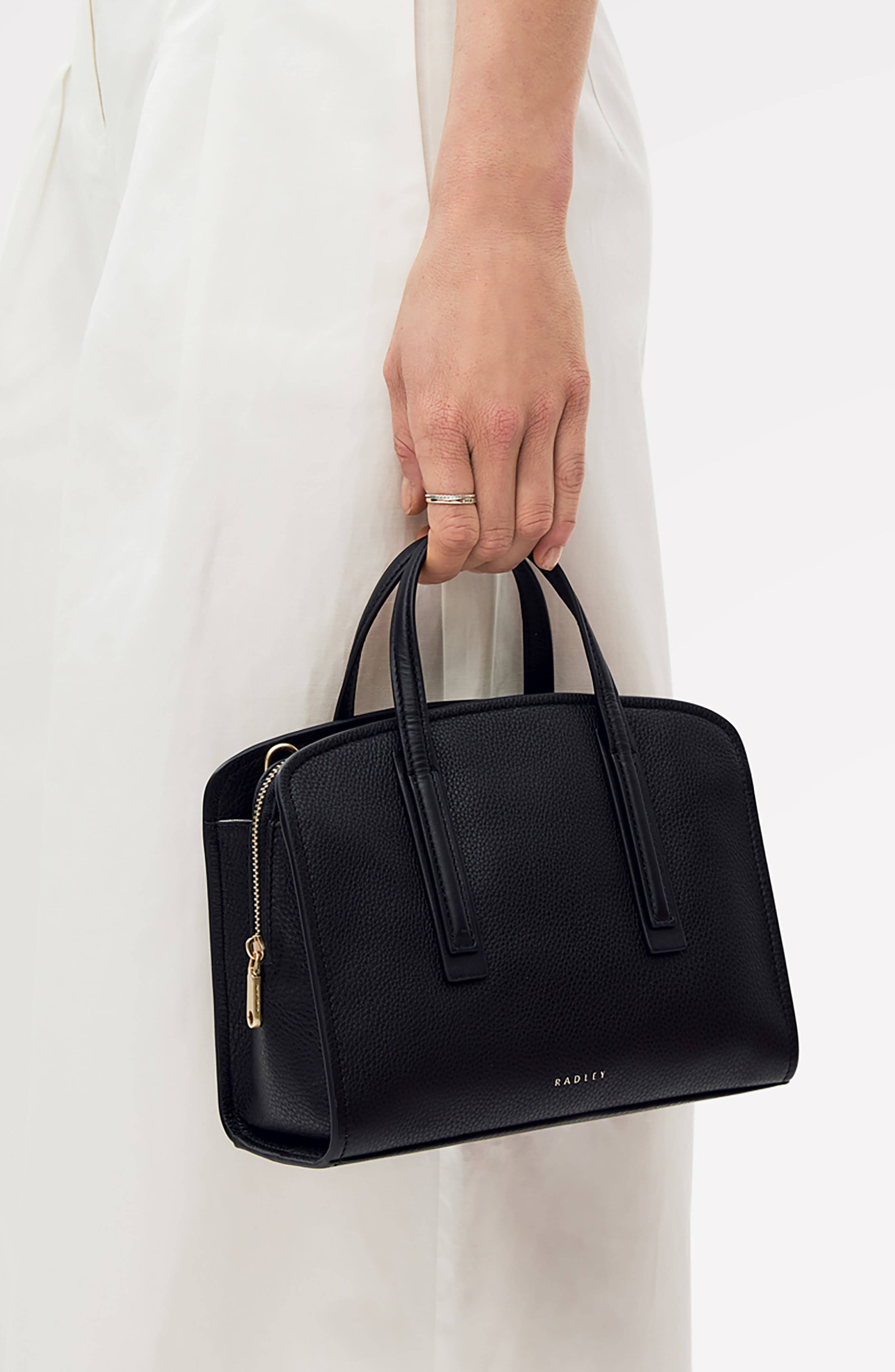 Radley Arragon Pebbled Leather Small Satchel, Alternate, color, 